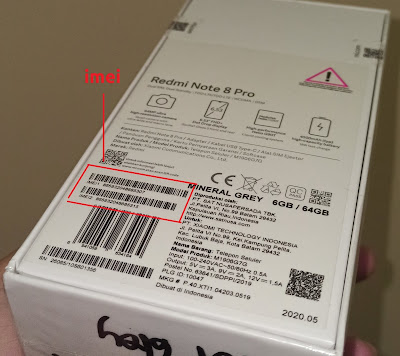 cek imei hp redmi note 8 & note 8 pro cek imei hp redmi note 8 & note 8 pro,