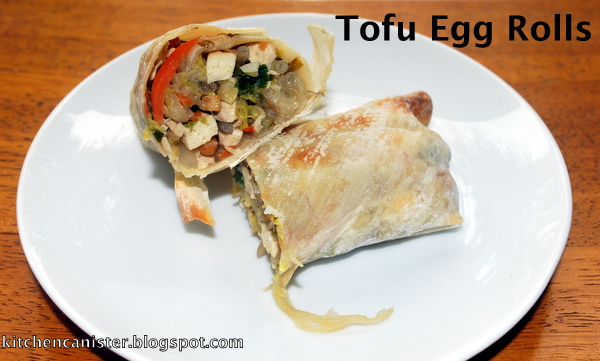 The Kitchen Canister: Tofu Egg Rolls