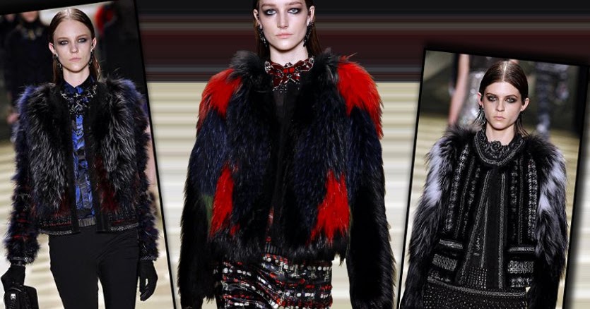 Fashion & Lifestyle: Roberto Cavalli Fur Jackets... Fall 2013 Womenswear