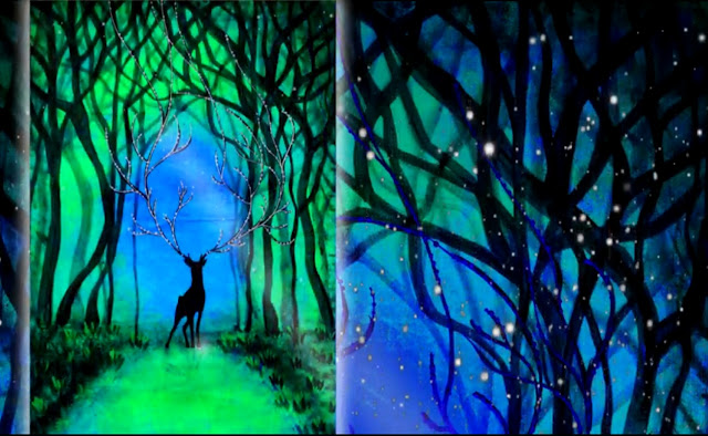 Светящаяся картина «Волшебный лес»