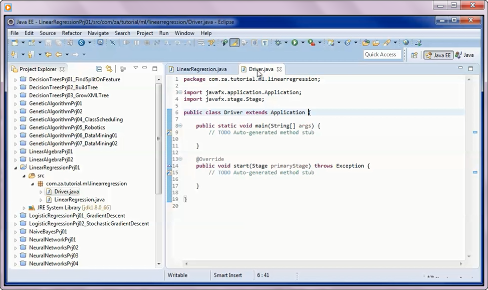 Prototype Project Linear Regression w/ Java & Normal Equation (01)