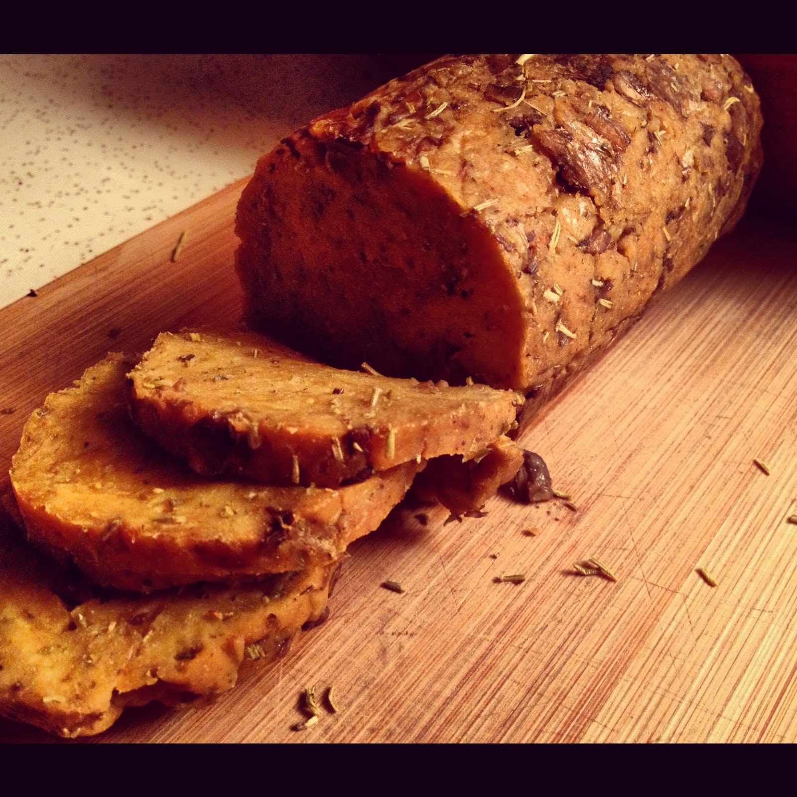 My PlantBased Hangover Rosemary Mushroom Seitan Loaf