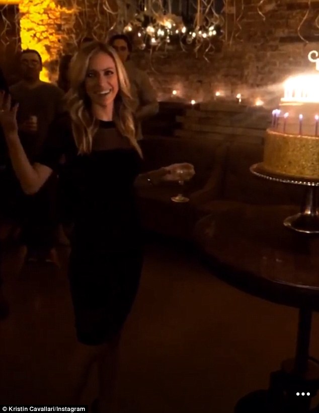Most Amazing Birthday Surprise Kristin Cavallari kisses her husband