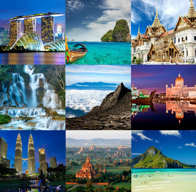 tourist countries in asia