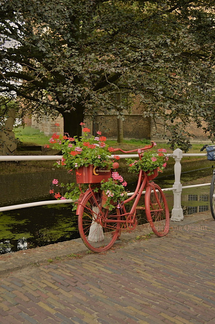 bicycles in Europe,  bicycle in Holland Netherlands benelux, Georgiana Quaint travelogue na cestách, krakow on bike