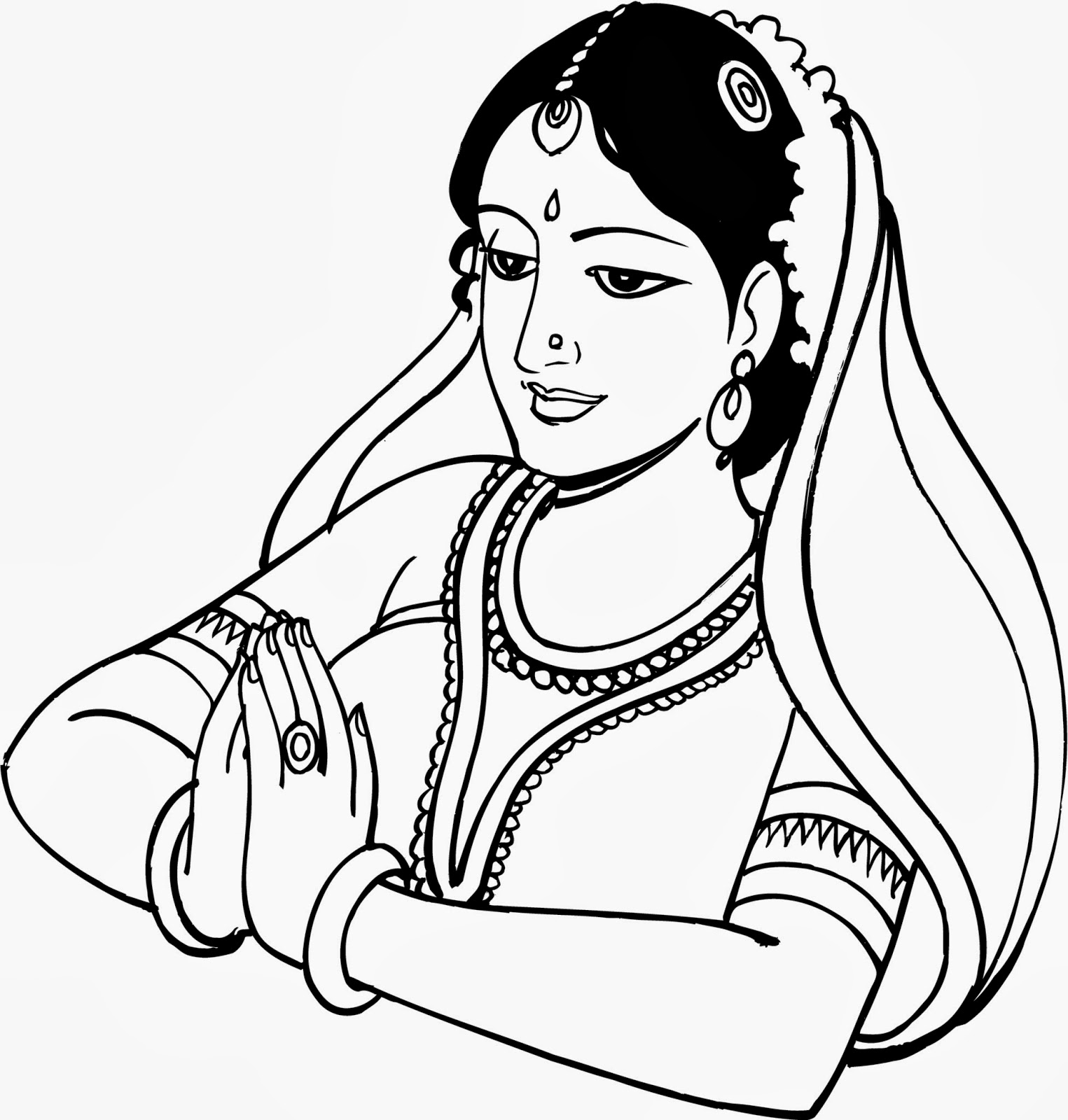 hindu wedding clipart free black and white - photo #8