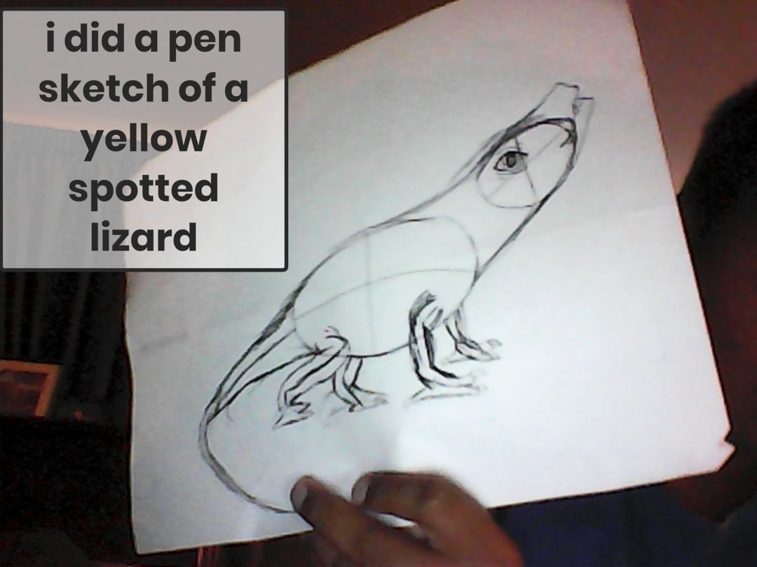 Room One 2020 Yellow Spotted Lizard from the book 'Holes'