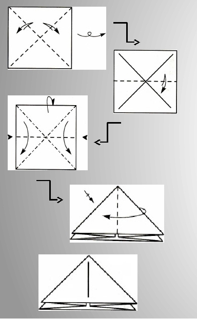 Как сложить треугольник из бумаги а4. Оригами. Оригами из базовой формы двойной треугольник. Базовая форма двойной треугольник схема. «гризли».