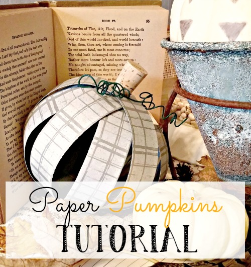 How to make paper pumpkins