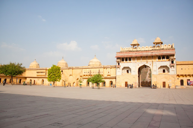 Amer Fort or Amber Fort Jaipur Rajasthan India Royalty Free Stock Images pictures