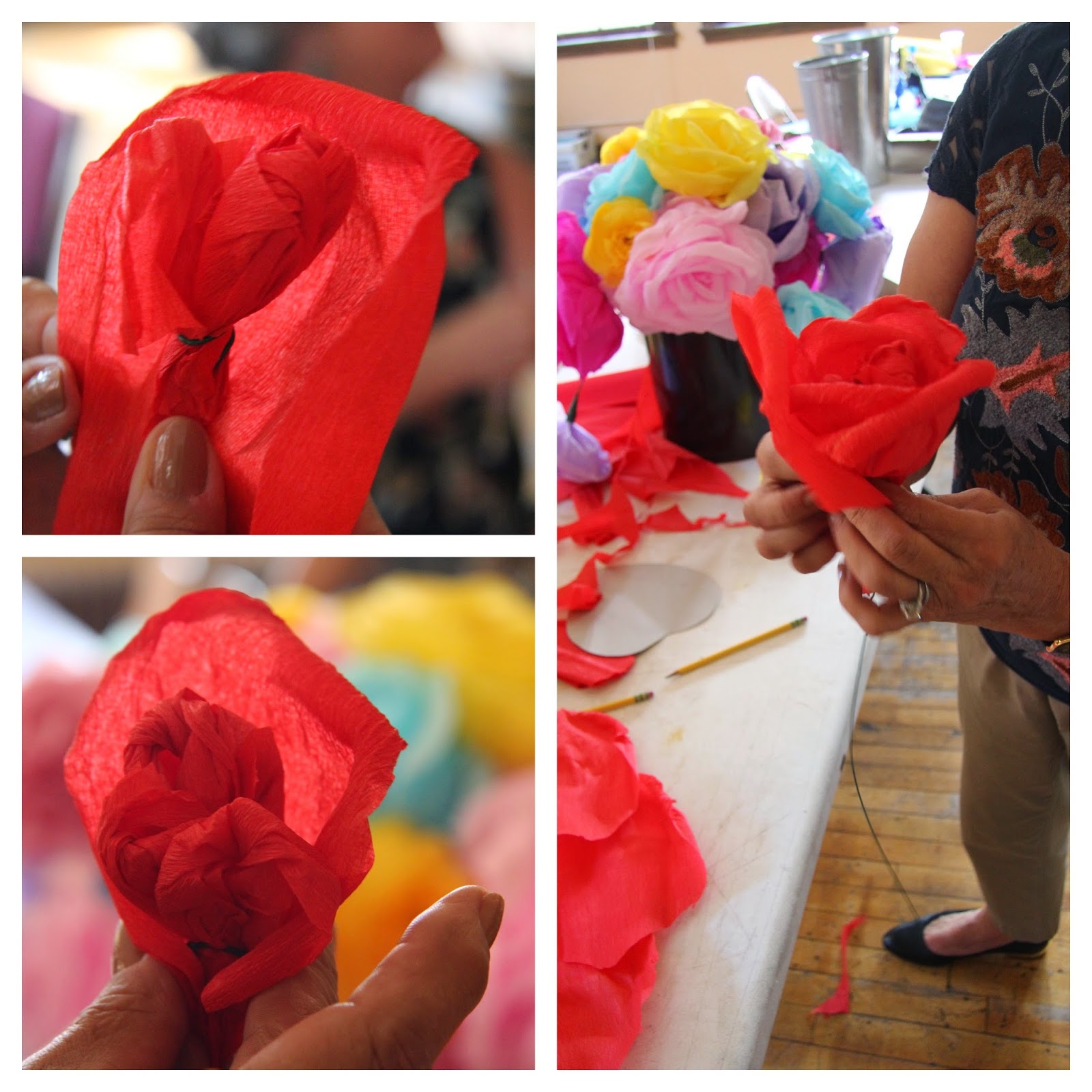 Salvation Sisters: Papel de China: Making A Variety of Paper Flowers