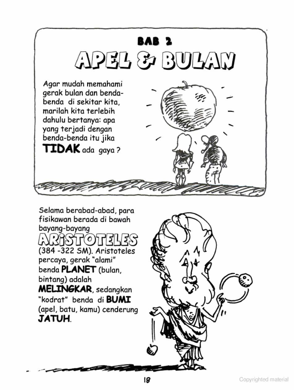 Kartun Fisika : Apel dan Bulan | Khusnul Octaviana�s