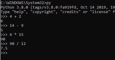 BASIC PYTHON OPERATORS - Tech World
