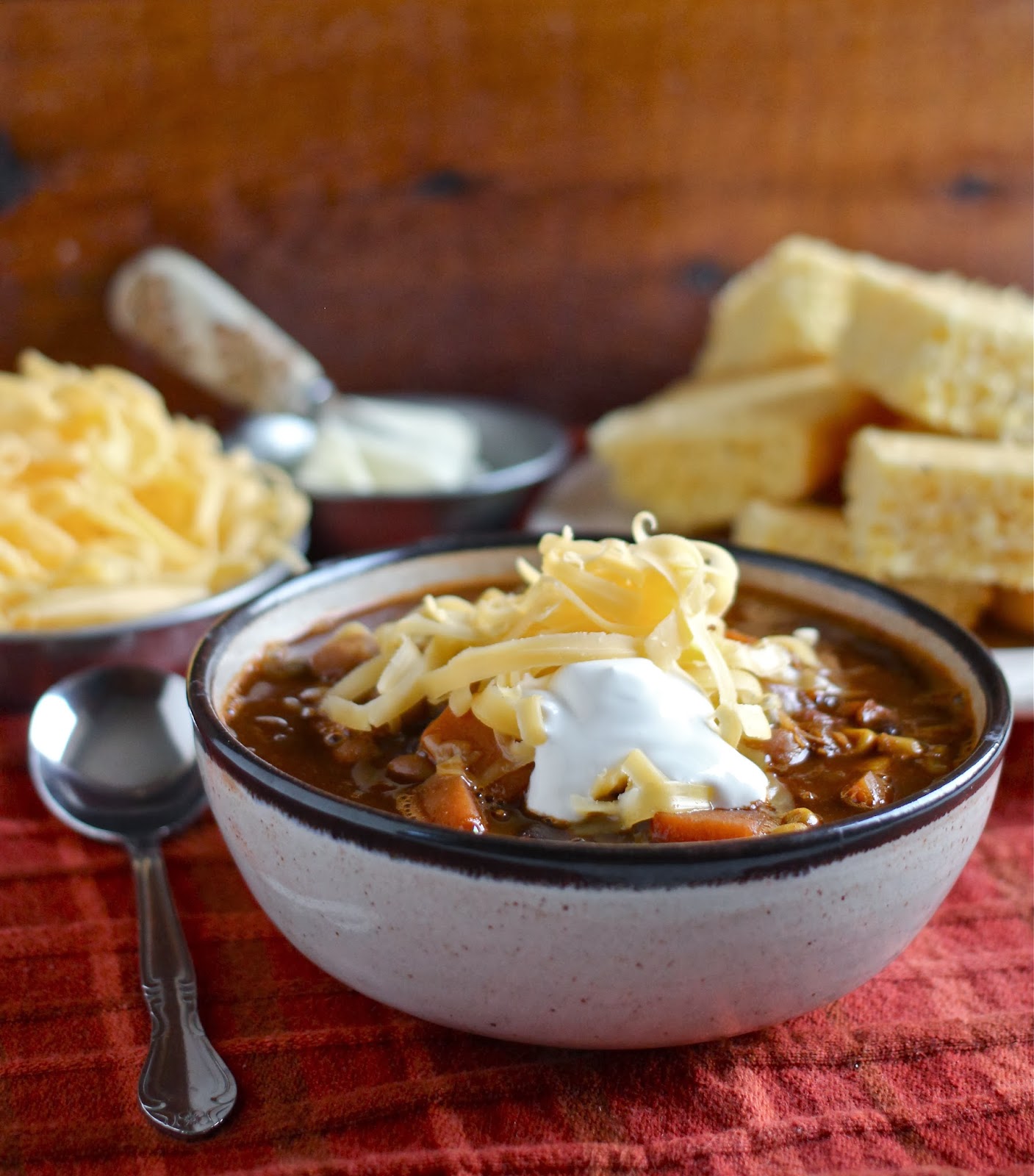 Arctic Garden Studio Spicy Three Bean Chili with Corn