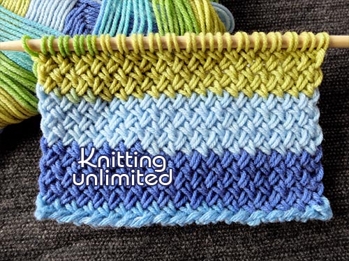 Criss-Cross Stitch Knitting Pattern