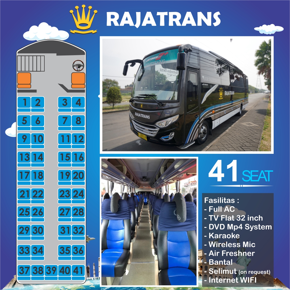 Denah Bus Pariwisata Seat 60: Variasi dan Pertimbangan Pemilihan