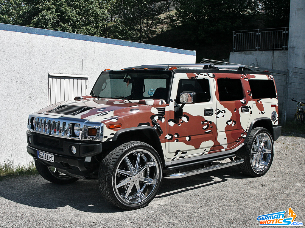 Here are some more impressive modified Hummers...