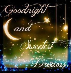 good night sweet dreams