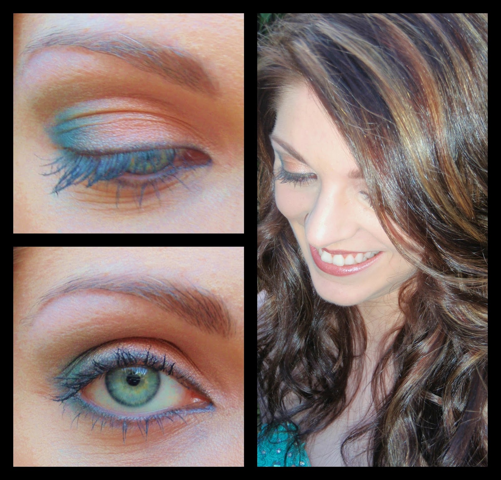 prom makeup collage