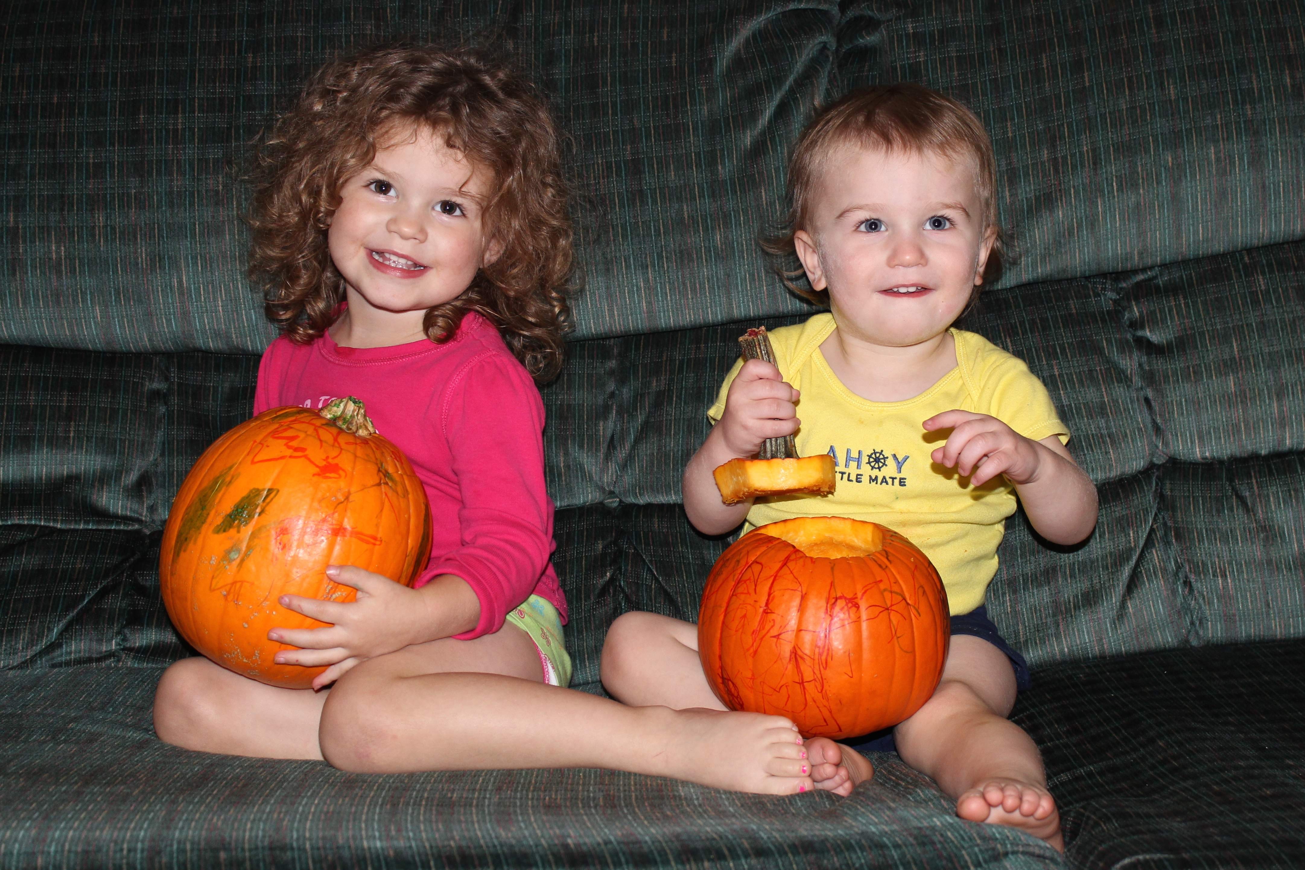 Baby's First Halloween Pumpkin Decorating Ideas