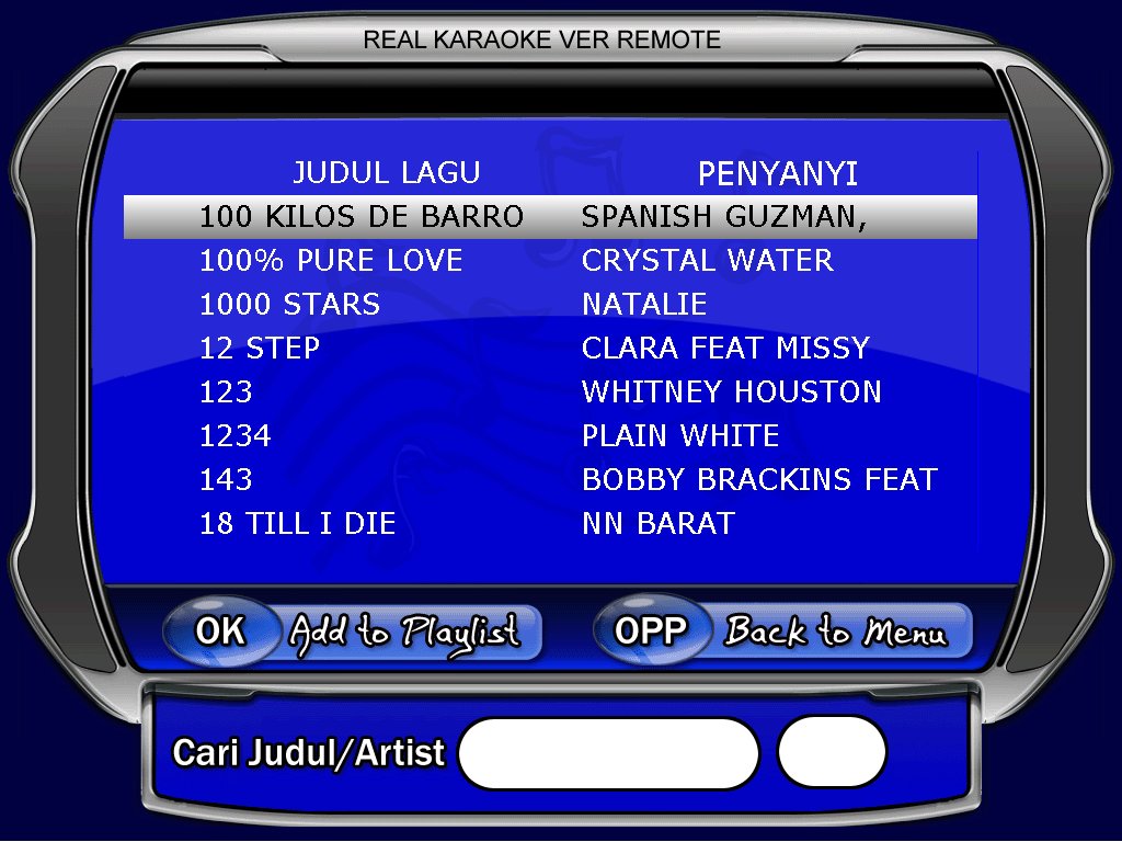 REAL KARAOKE REMOTE SOFTWARE KARAOKE TERMURAH