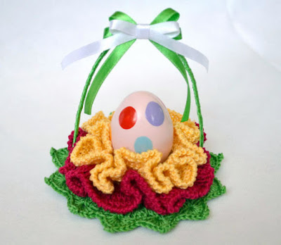 Crochet easter baskets