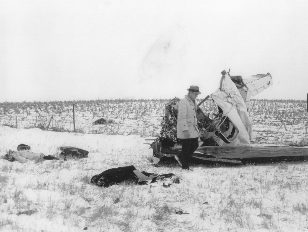 February 3, 1959 The Day the Music Died Photos From the Plane Crash