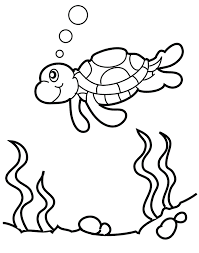 Best Turtle Coloring Pages - Cute Animals Coloring Pages