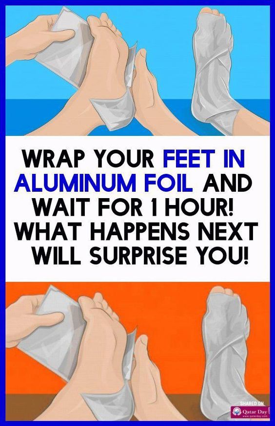 Wrap Your Feet In Aluminium Foil and Wait For 1 Hour! What Happens Next Will Surprise You