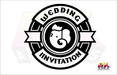  Wedding Invitation Title Design Circle Style with Ganesh Dev