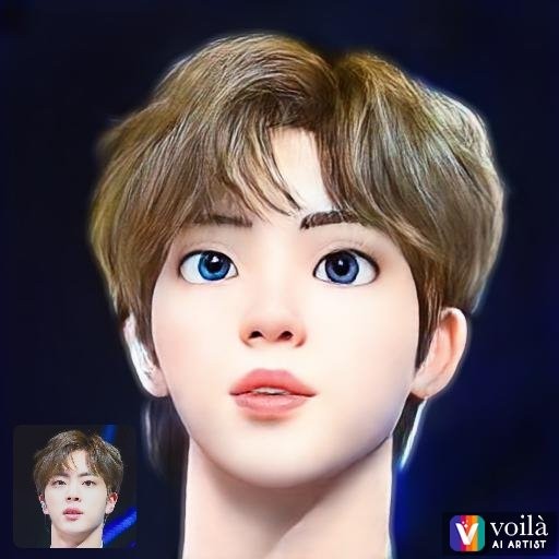 نسخة صور ديزني للعضو جين الأكثر انتشار بين صور Bts أنمي | شاهد الصور