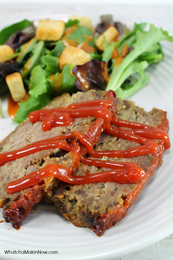 Meatloaf using ground venison - lean, flavorful, and easy to make! Makes great sandwiches too!