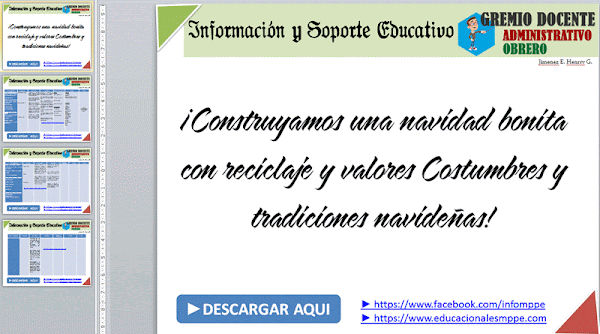 Proyecto de aprendizaje titulado ¡Construyamos una navidad bonita con reciclaje y valores Costumbres y tradiciones navideñas! Proyecto de aprendizaje titulado ¡Construyamos una navidad bonita con reciclaje y valores Costumbres y tradiciones navideñas!