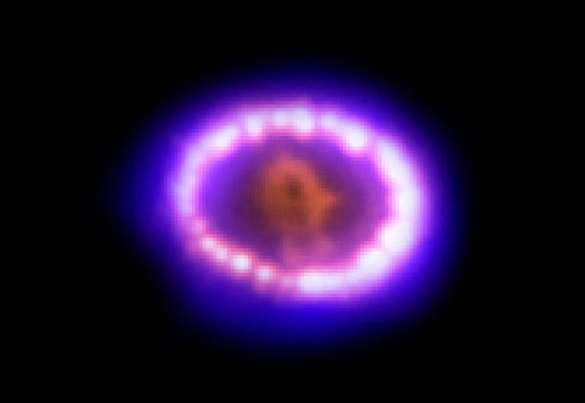 Supernova 1987A - SN 87A - observada na Grande Nuvem de Magalhães