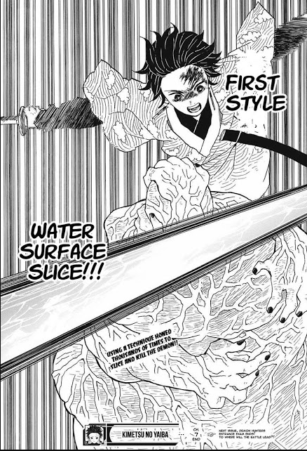 Rahasia 11 Teknik Pernafasan Air Manga Kimetsu no Yaiba