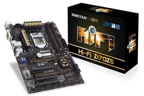 Biostar Hi-Fi Z170Z5 with DDR4 or DDR3 Combo Memory