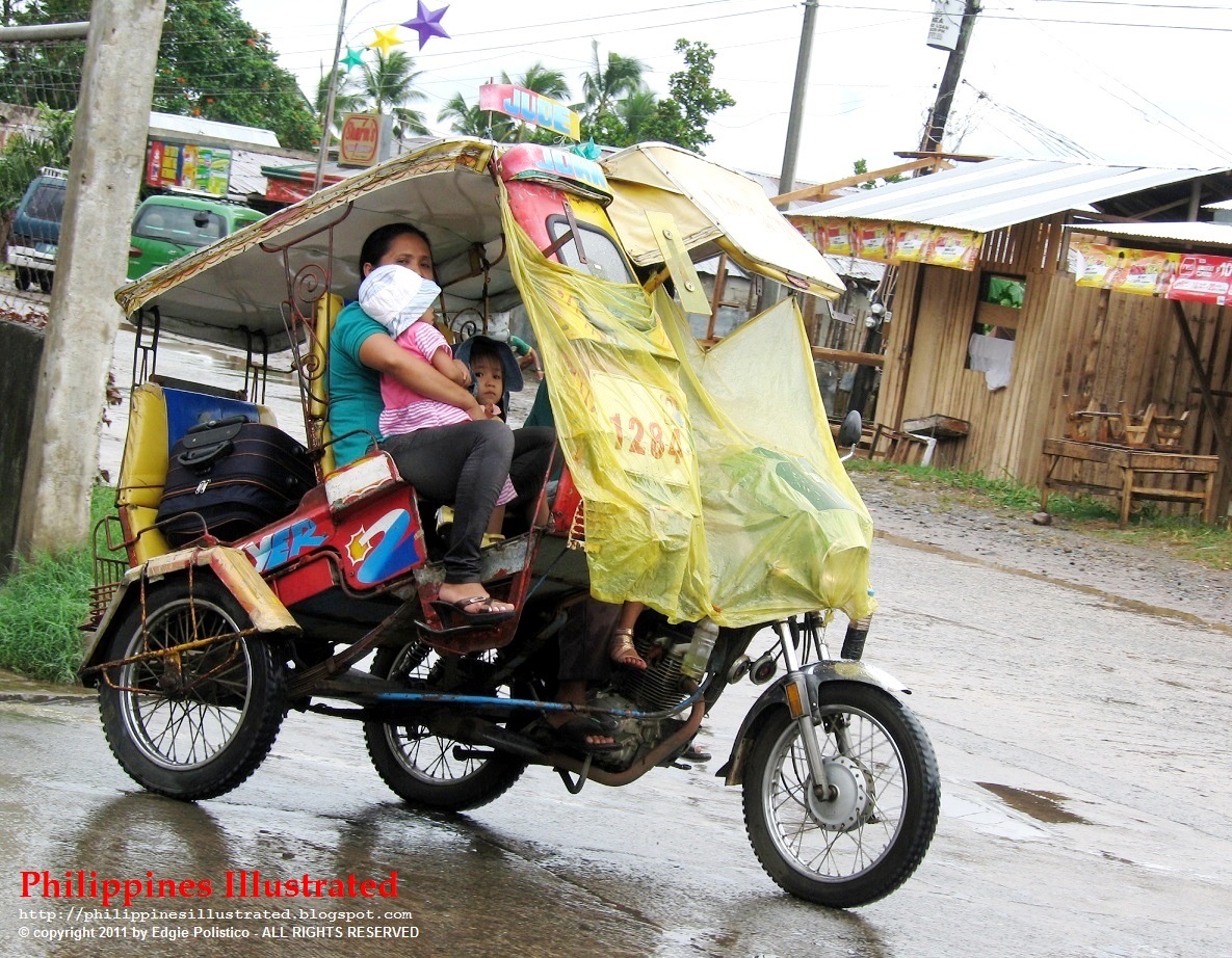 Philippines Illustrated Tricycles that always look up the heavens to