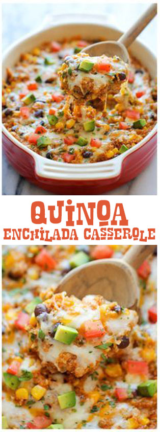 Quinoa Enchilada Casserole - YOUR RECIPES TODAY