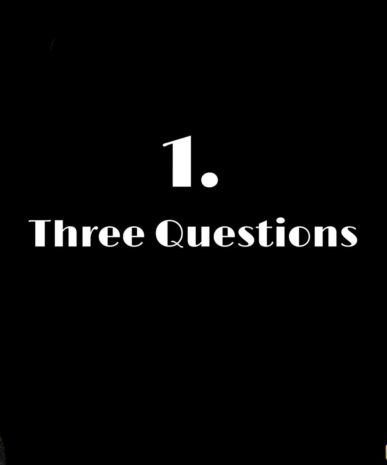 moral of the story three questions by leo tolstoy