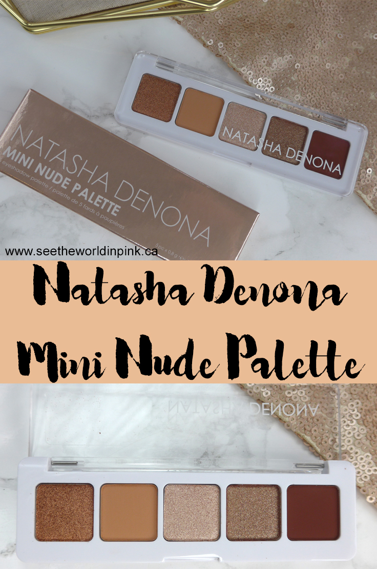 Natasha Denona Mini Nude Eyeshadow Palette - Swatches, Review and Look! 