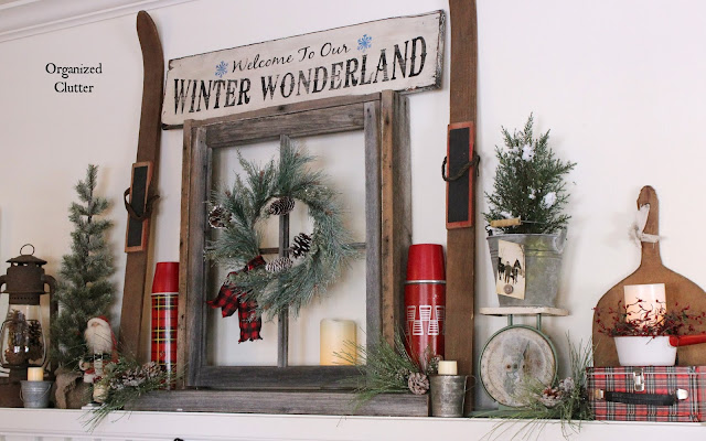 Winter Wonderland Christmas Mantel