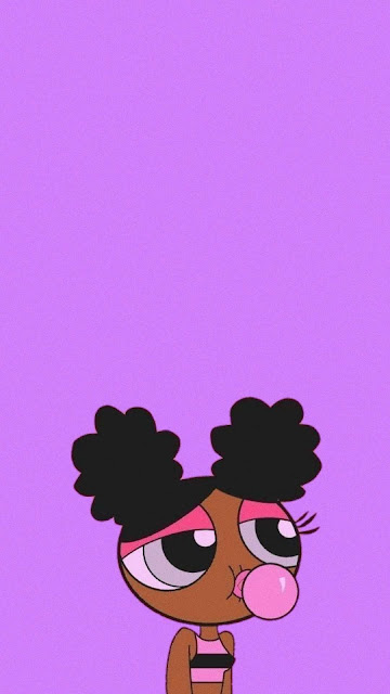 aesthetic gangsta black iphone black powerpuff girl wallpaper