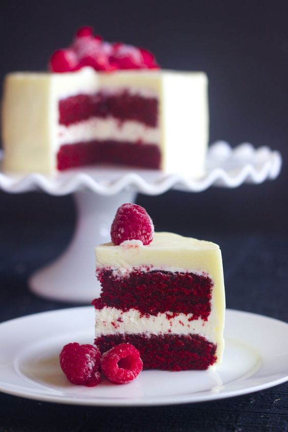 Vegetarian · This Red Velvet cake with cream cheese frosting is very moist because it uses both butter and oil. Cream cheese frosting makes this even more irresistible. Vegetarian · This Red Velvet cake with cream cheese frosting is very moist because it uses both butter and oil. Cream cheese frosting makes this even more irresistible.
