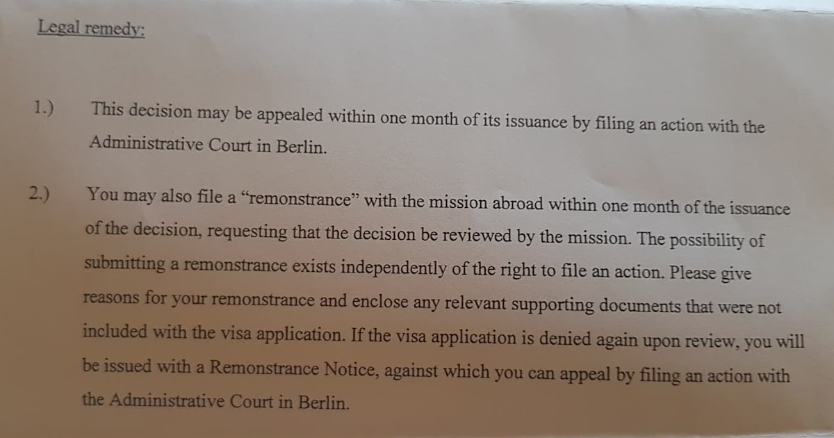 cover letter for visa stamping germany