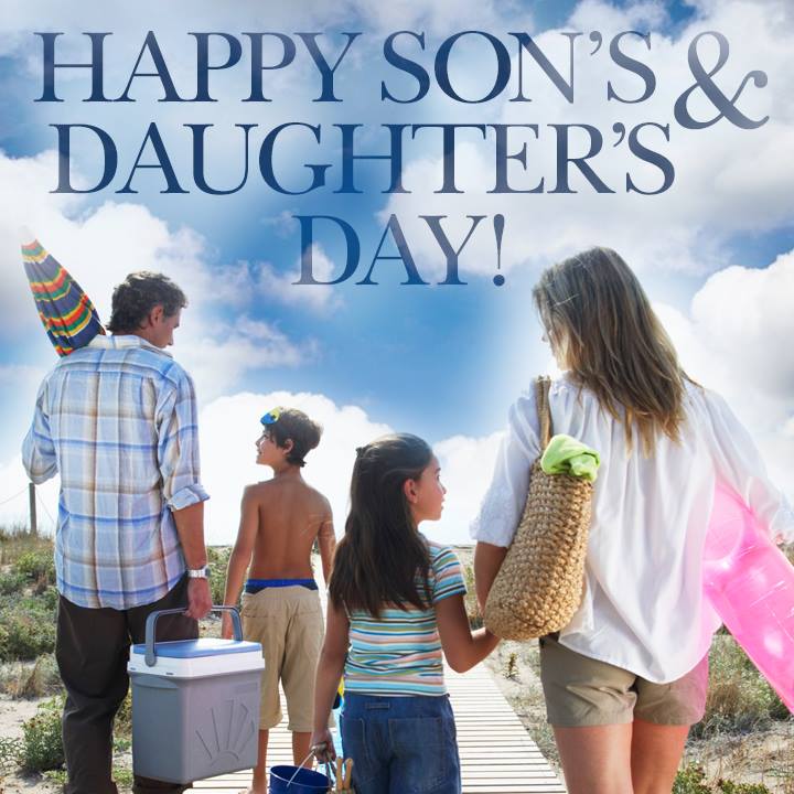 National Son and Daughter Day Wishes Images Whatsapp Images