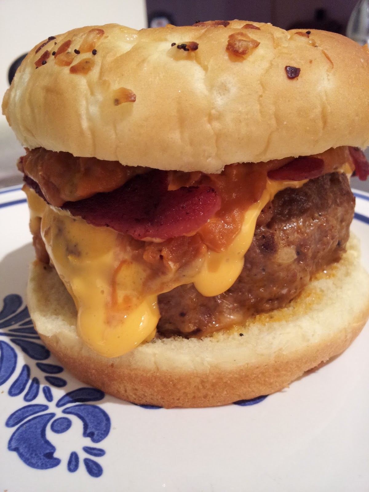 COVERED IN BACON Taco Burgers