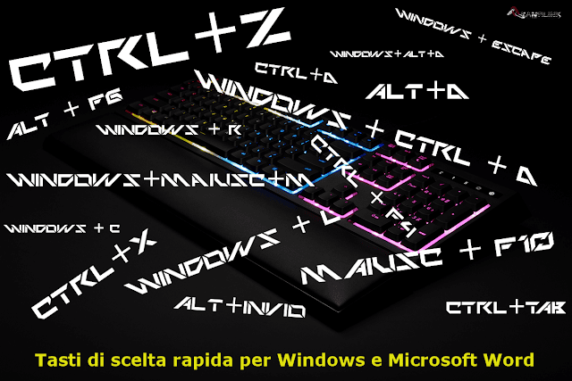 Tasti di scelta rapida per Windows e Microsoft Word