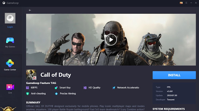 لعبة Call of Duty Mobile متوفرة أيضا للعب بالمجان على جهاز PC 