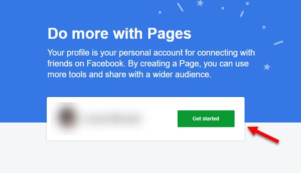 Cómo convertir perfil de Facebook a página
