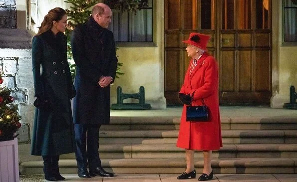 Queen Elizabeth, the Duke and Duchess of Cornwall, the Duke and Duchess of Cambridge, the Earl and Countess of Wessex, Princess Anne